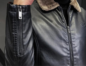 Jaqueta Masculina em Couro Genuíno - Borghese