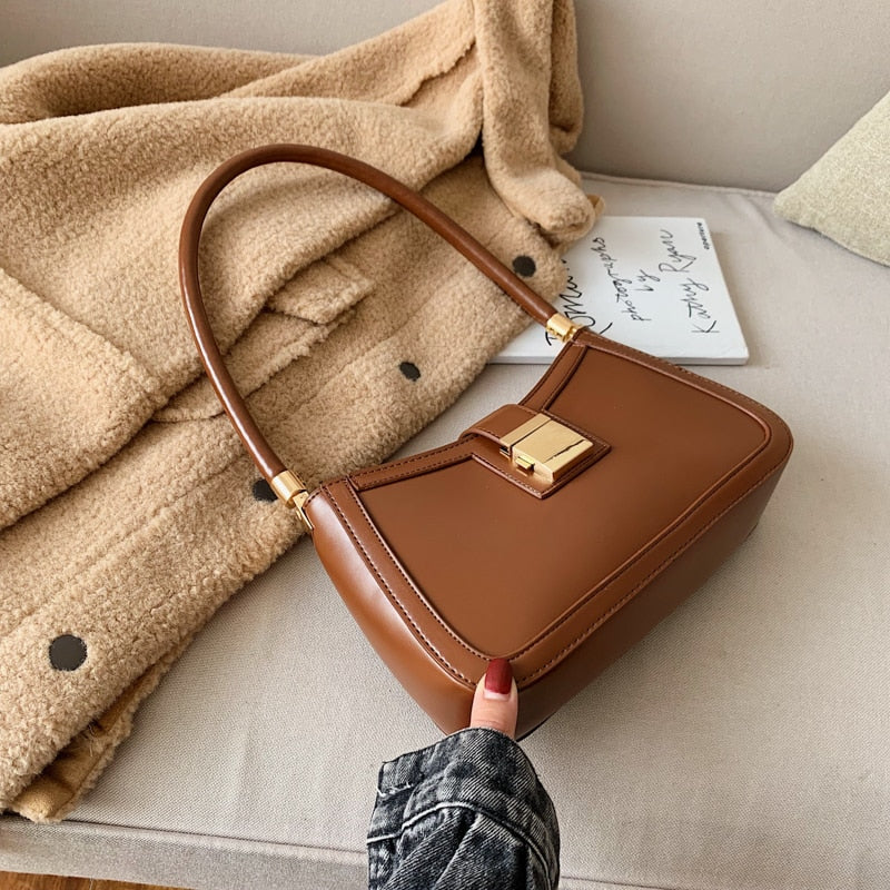 Bolsa de Ombro Feminina Pequena em Couro - Giogine Premium