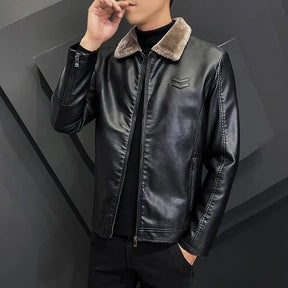 Jaqueta Masculina em Couro Genuíno - Borghese