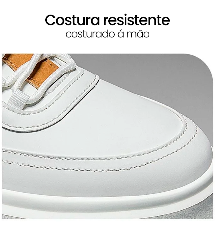 tenis branco, tenis de couro branco, tenis casual, tenis social de qualidade, tenis social masculino, tenis masculino, tenis masculino, tenis de Couro