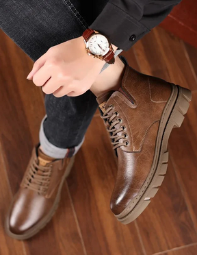 Bota Masculina de Inverno em Couro - Luiz Armen