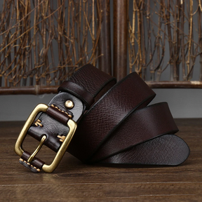 Cinto Masculino em Couro de Vaca - Belt Men