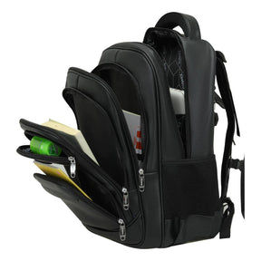 Mochila Executiva Masculina em Couro Premium - Saratoga EVO