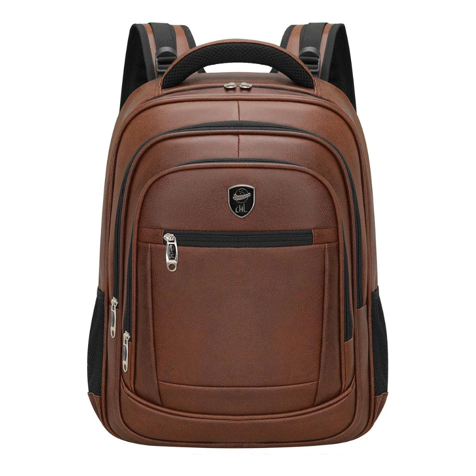 Mochila Executiva Masculina em Couro Premium - Saratoga EVO