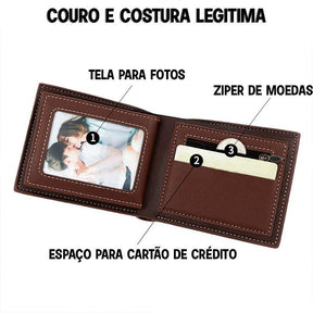 Carteira de Couro MenBense MD04 LojasStonks 