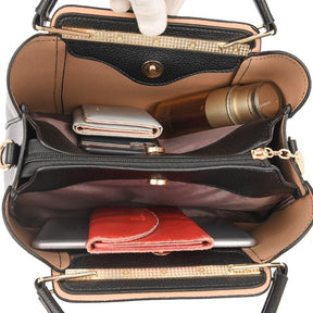 Bolsa Feminina Clássica em Couro - Aussie Bolsas a tiracolo LojasStonks - bolsas femininas de couro em promocao, bolsas de couro legitimo baratas, bolsa de couro feminina transversal, bolsa feminina, bolsa feminina grande